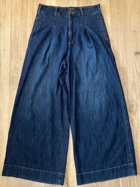 Anthropologie Pilcro high rise wide leg relaxed jeans size 32